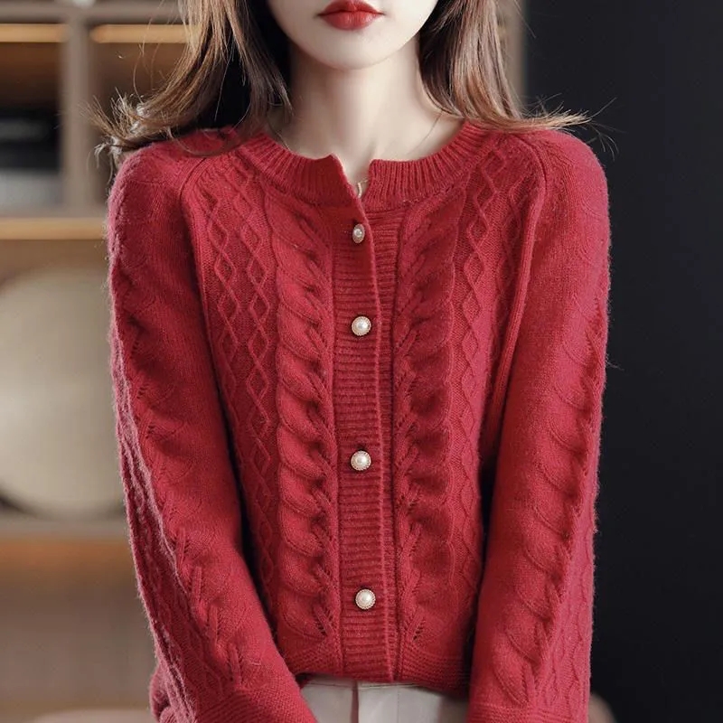 Damski sweter rozpinany vintag – Wool Coat Peacoat recenzja i cena
