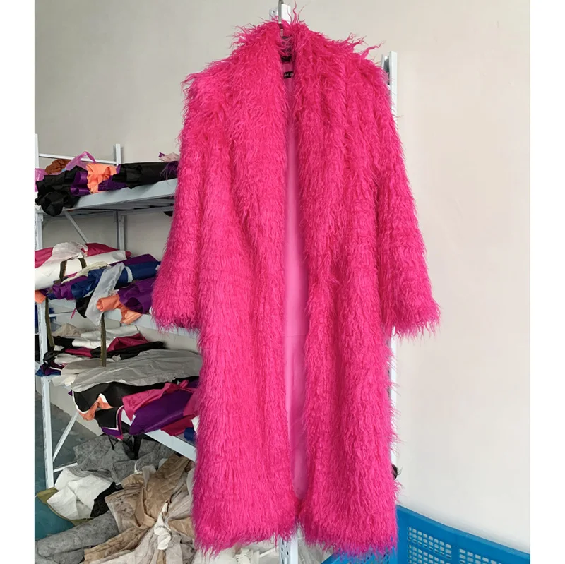 Kobiety Imitacja owczego futra – Wool Coat Peacoat recenzja i cena