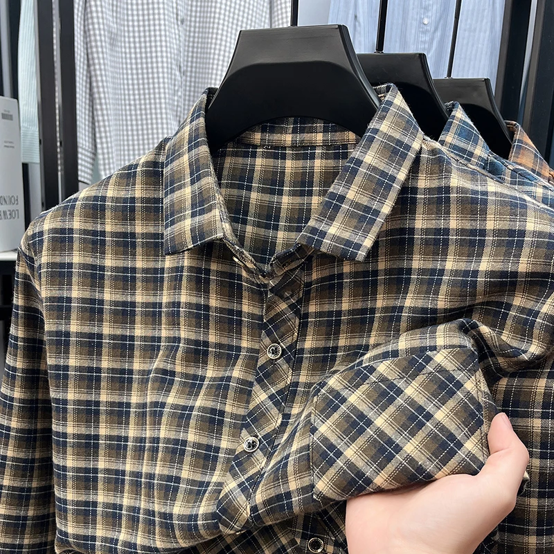 Męska koszula w kratę z kołnie – Flannel Shirt Lined recenzja i cena