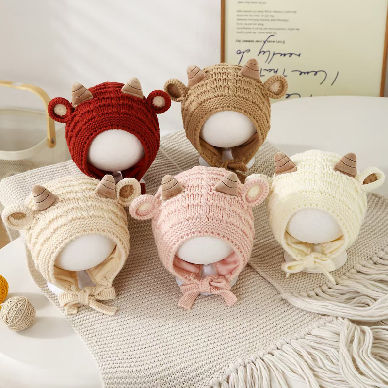 Dziecięca zimowa czapka z dzia – Knit Beanie Hat Warm recenzja i cena
