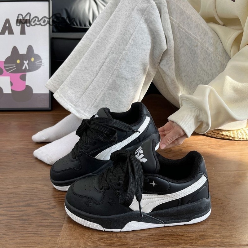 Damskie czarno-białe skórzane  – Vans Shoes Old Skool recenzja i cena