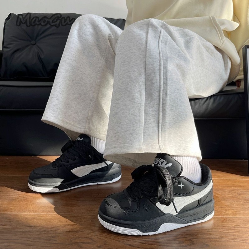 Damskie czarno-białe skórzane  – Vans Shoes Old Skool recenzja i cena