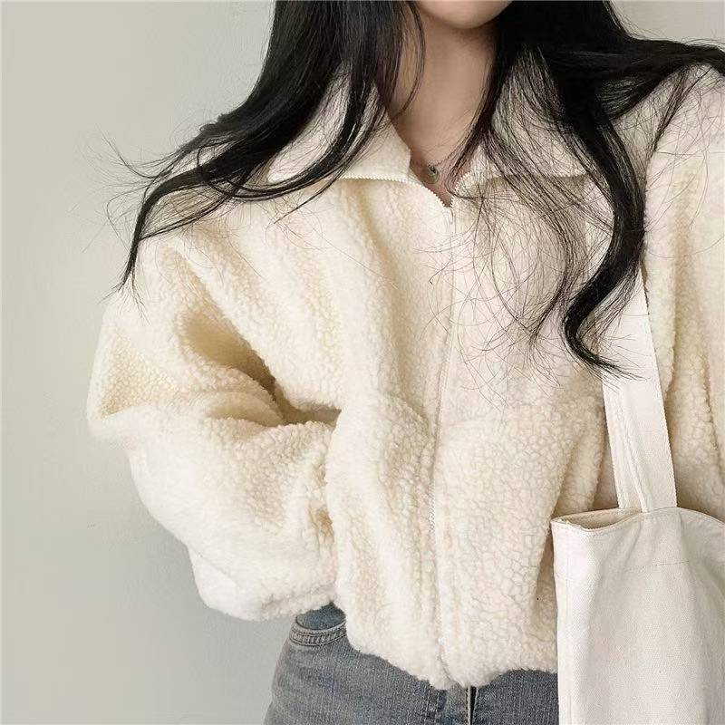 Damska kurtka z kapturem i zam – Sherpa Hoodie Fleece recenzja i cena