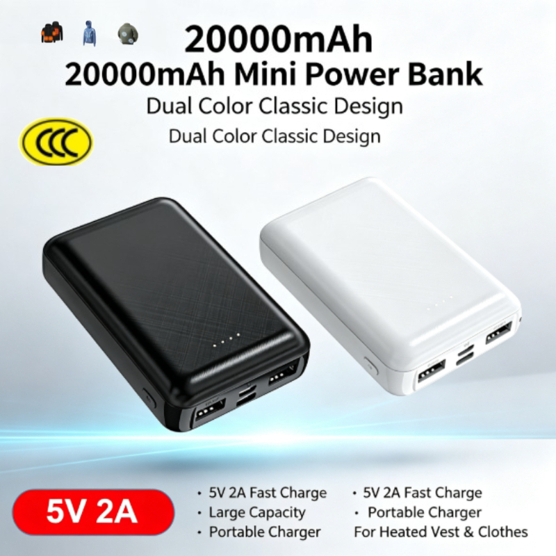 Mini Power Bank 20000mAh 5V 2A – Heated Vest Battery recenzja i cena